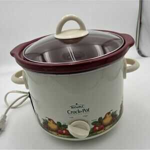 Rival Crock-Pot Slow Cooker  3-Qt Tested Works